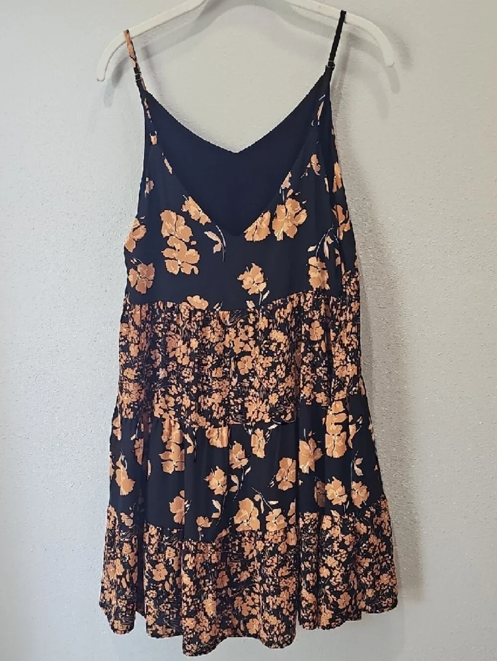 Mittoshop Black And Tan Floral Print Dress - Picture 4 of 5